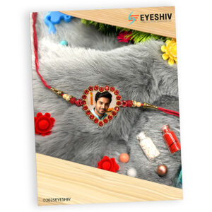 Custizable Heart shape Rakhi 5