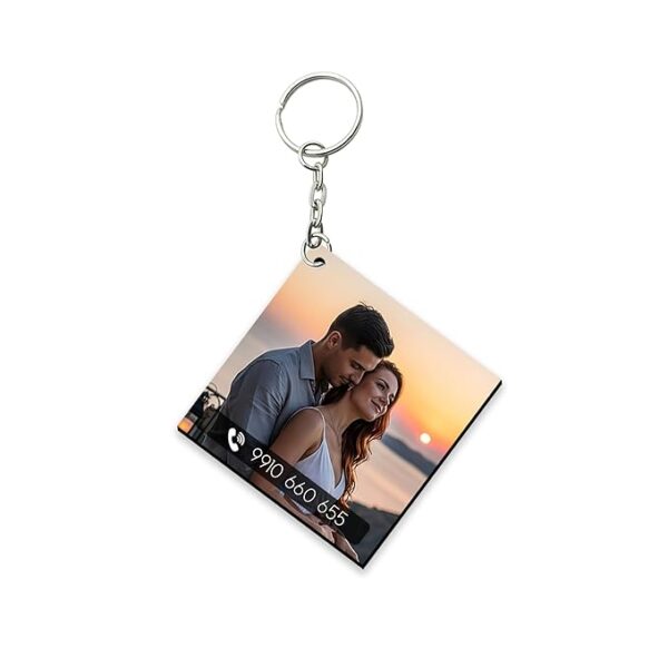 Eyeshiv Square shape keychain