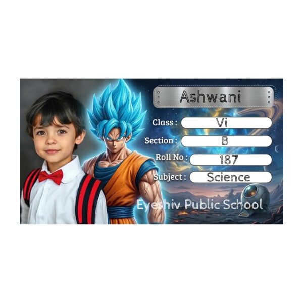 Customized Anime Name Slip I HD Print | Waterproof, 30 Pices.