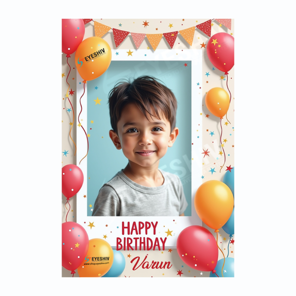 Eyeshiv Customized Birthday Poster 2 for Birthday decoration 13x 19 Inches (Copy)